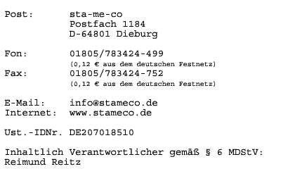 Wenn Sie hier klicken k&ouml;nnen Sie uns eine E-Mail senden!